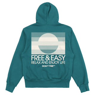 Horizon Lines Heavy Fleece Hoodie
