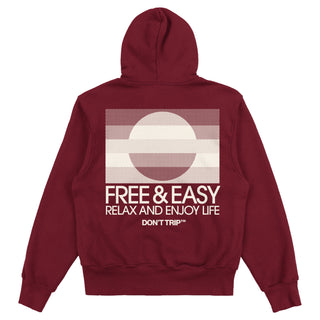 Horizon Lines Heavy Fleece Hoodie