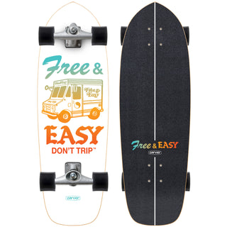 F&E x Carver CX Raw 30.75'' Paleta Surfskate Complete