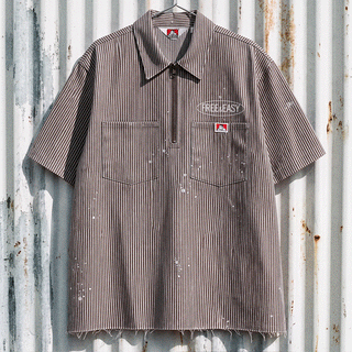 F&E x Ben Davis Overtime Half Zip Work Shirt