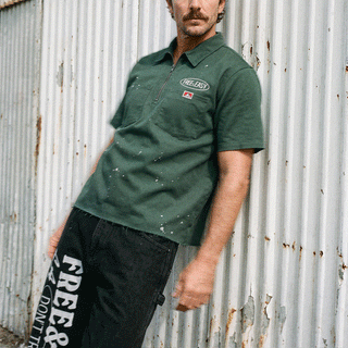 F&E x Ben Davis Overtime Half Zip Work Shirt