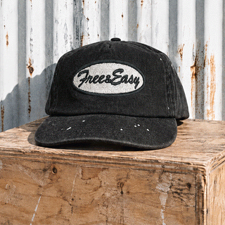 Free & Easy Washed Denim 5 Panel Snapback