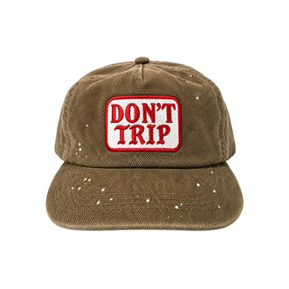 Don't Trip Washed Denim 5 Panel Snapback