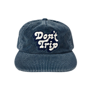 Don't Trip Drop Shadow Washed Corduroy Snapback