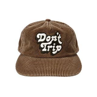 Don't Trip Drop Shadow Washed Corduroy Snapback