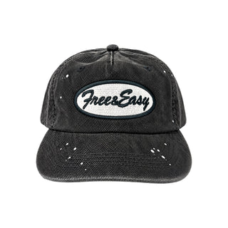 Free & Easy Washed Denim 5 Panel Snapback
