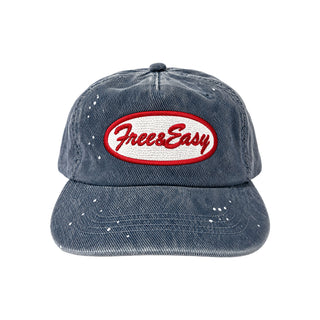 Free & Easy Washed Denim 5 Panel Snapback