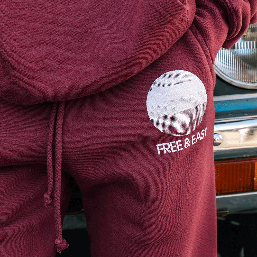 Horizon Lines Heavy Fleece Sweatpants Free & Easy