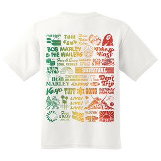 F&E x Bob Marley Logos Kids SS Tee