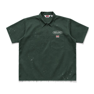 F&E x Ben Davis Overtime Half Zip Work Shirt