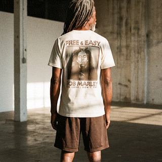F&E x Bob Marley Rebel Music SS Tee