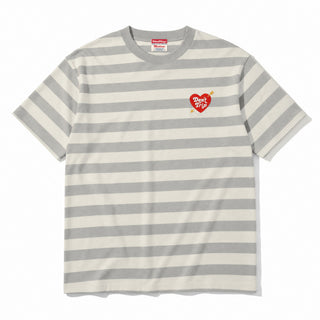Heart & Arrow Striped Premium SS Tee