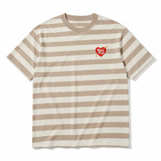 Heart & Arrow Striped Premium SS Tee