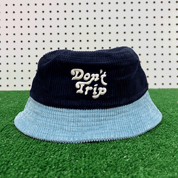 Free & Easy Don't Trip Two Tone Fat Corduroy Bucket Hat