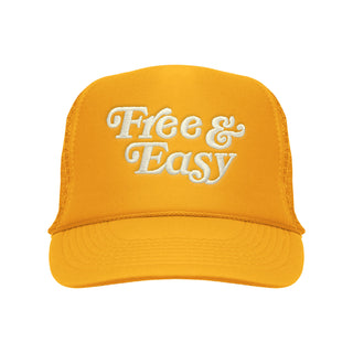 Free & Easy Embroidered Trucker Hat