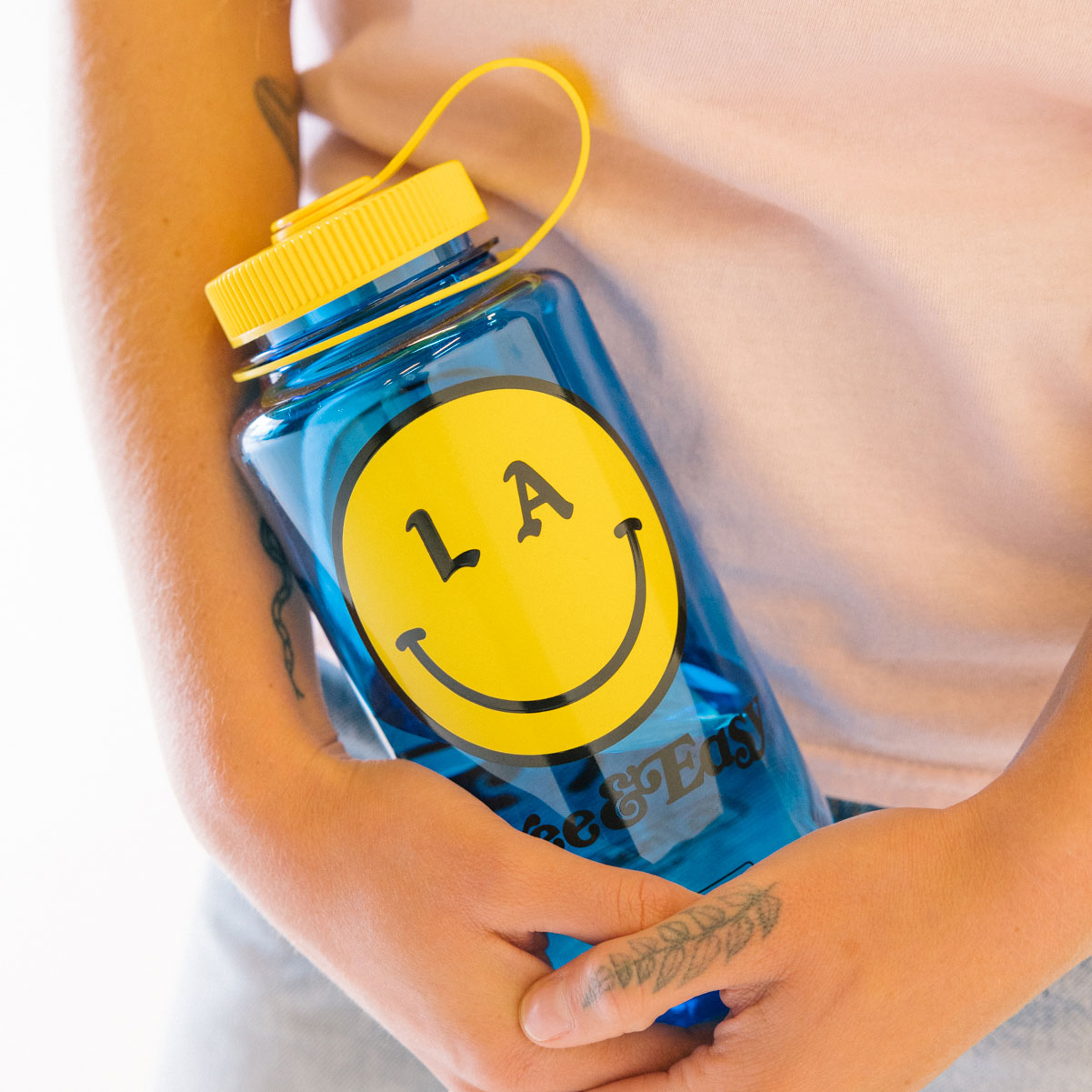 Be Happy 32oz Wide Mouth Nalgene – Free & Easy