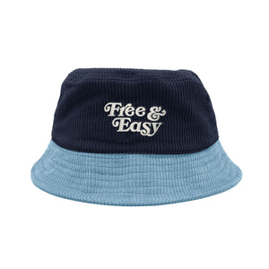 Free & Easy Don't Trip Two Tone Fat Corduroy Bucket Hat
