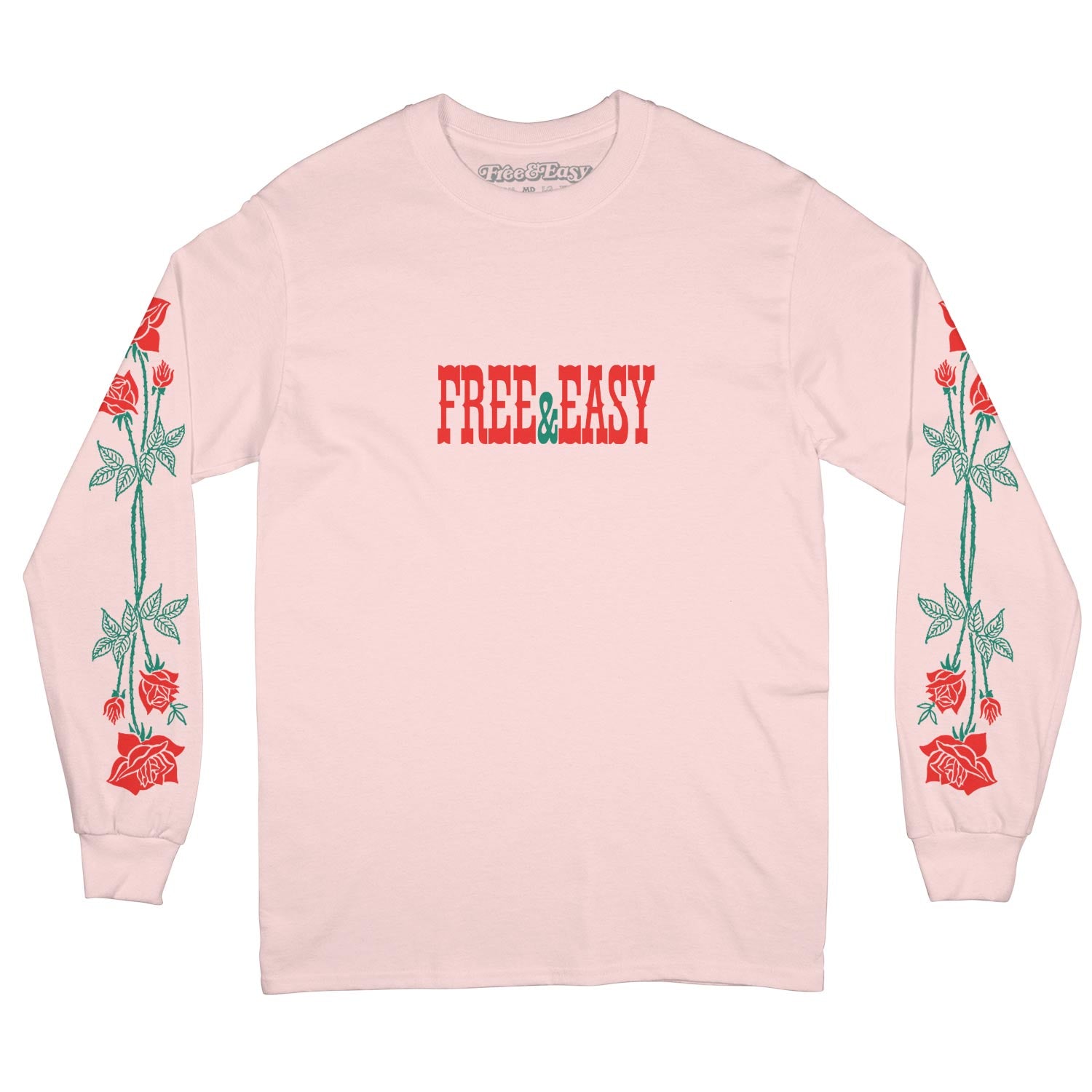 Free&Easy La Rosa 長袖 Tシャツ 送関込 La Rosa LS Tee - Free & Easy