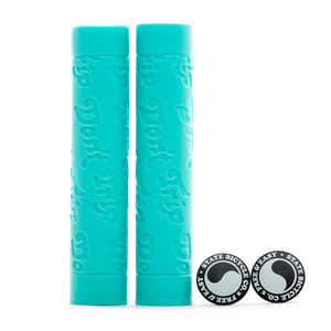 State Bicycle Co. x Free & Easy - "Don't Trip" Grips - Teal