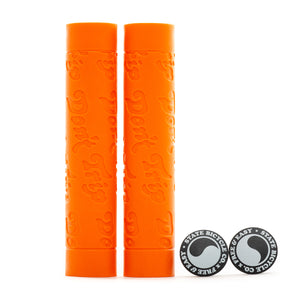 State Bicycle Co. x Free & Easy - "Don't Trip" Grips - Orange
