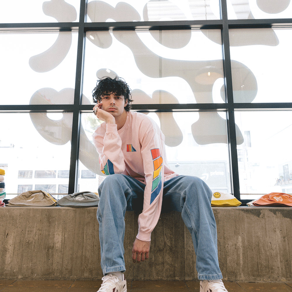 Natural Rainbow LS Tee