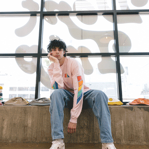 Natural Rainbow LS Tee