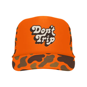 Don't Trip Embroidered Trucker Hat