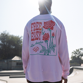 Free&Easy La Rosa 長袖 Tシャツ 送関込 La Rosa LS Tee - Free & Easy