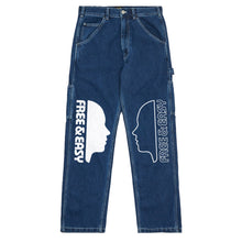 Load image into Gallery viewer, F&amp;E x Stan Ray Yin Yang Faces OG Painters Pants

