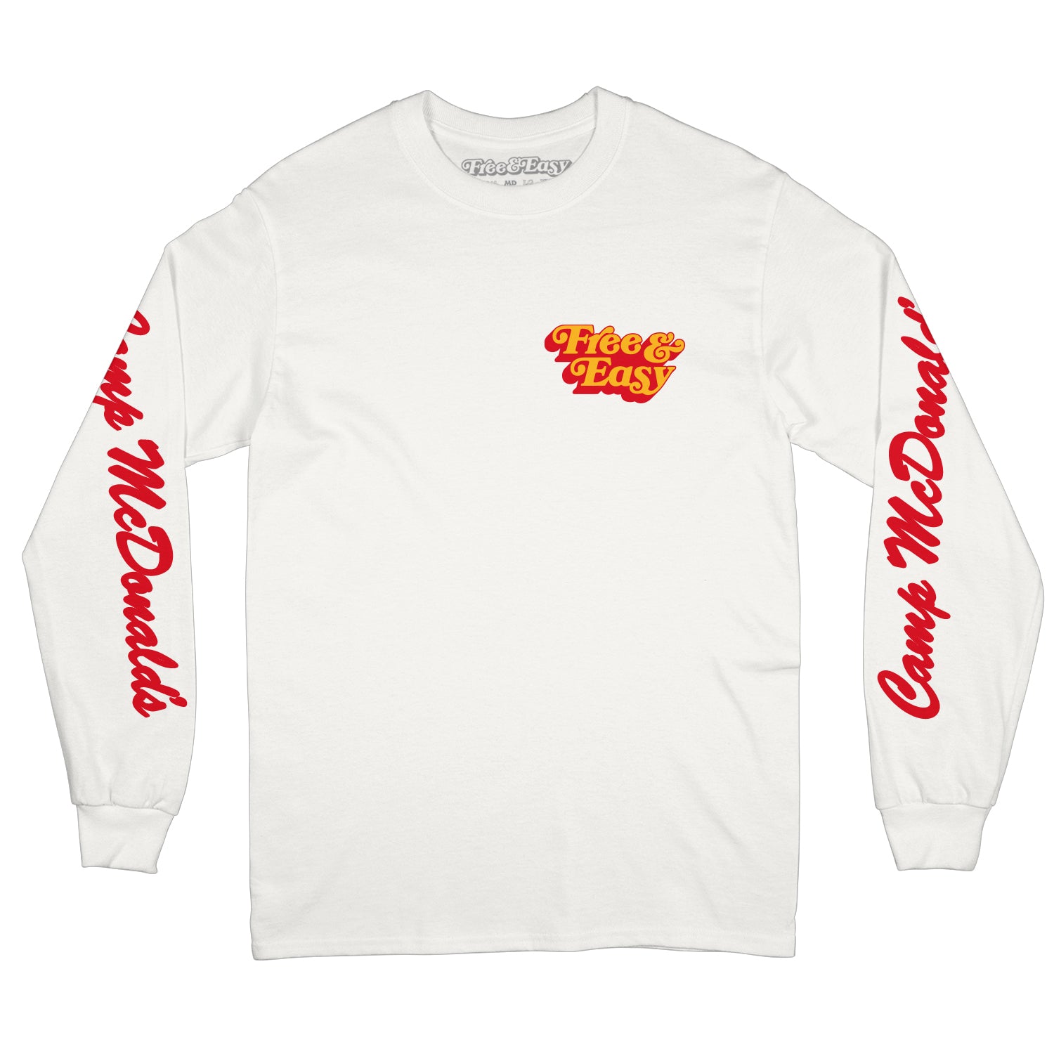 Camp McDonalds Be Happy LS Tee