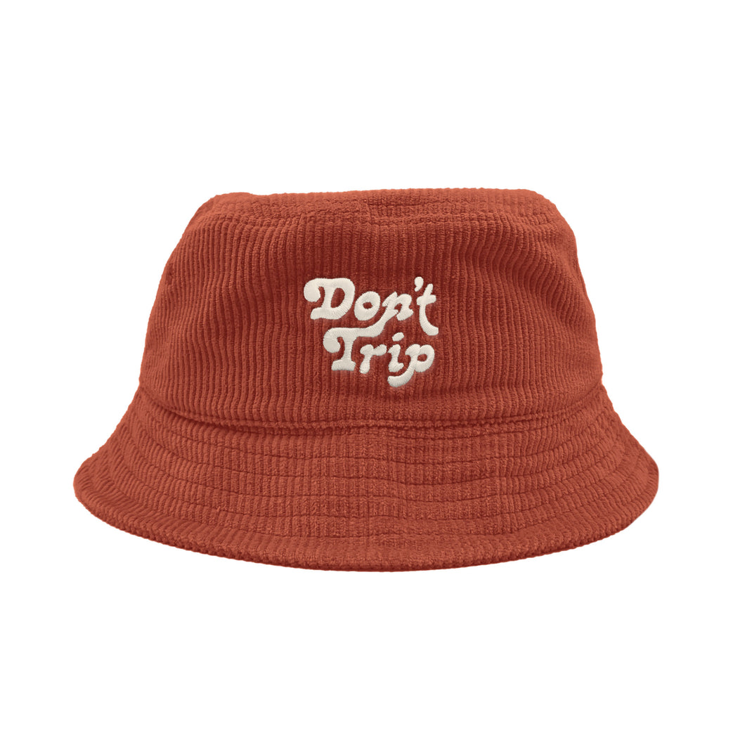 Free & Easy Don't Trip Fat Corduroy Bucket Hat