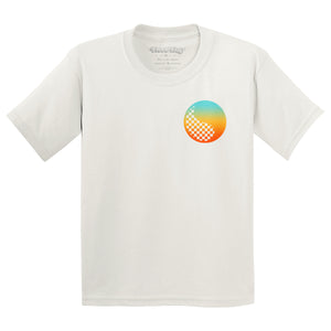 Checkered Yin Yang Kids SS Tee