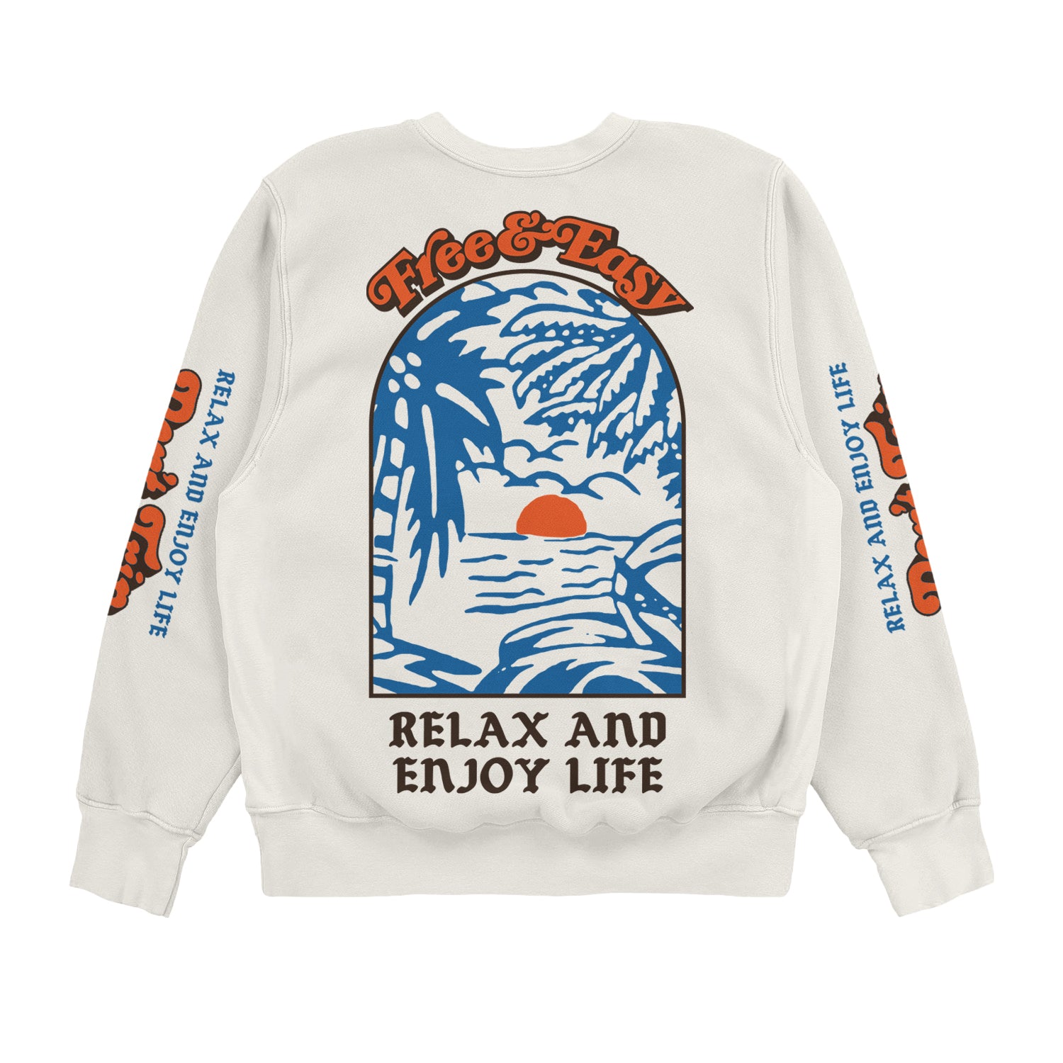 Paradise Heavy Fleece Sweatshirt – Free & Easy