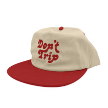 Load image into Gallery viewer, Don&#39;t Trip Two Tone Snapback Hat
