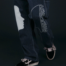 Load image into Gallery viewer, F&amp;E x Stan Ray Yin Yang Faces OG Painters Pants
