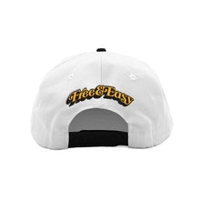 Load image into Gallery viewer, Oval Two Tone Short Brim Snapback Hat
