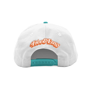 Poppy Two Tone Short Brim Snapback Hat