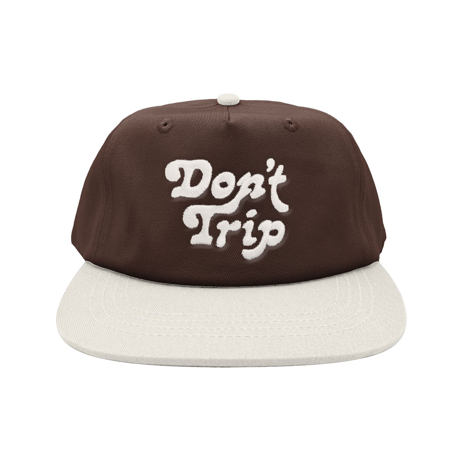 Don\'t Trip Two Tone Short Brim Snapback Hat – Free & Easy