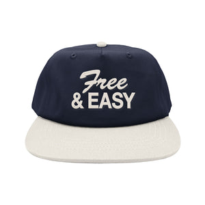 Free & Easy Two Tone Short Brim Snapback Hat