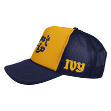 Load image into Gallery viewer, F&amp;E x Party Shirt Don&#39;t Trip Embroidered Trucker Hat
