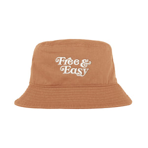 Free & Easy Don't Trip Canvas Bucket Hat