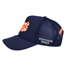 Load image into Gallery viewer, F&amp;E x Common Space Don&#39;t Trip Embroidered Trucker Hat
