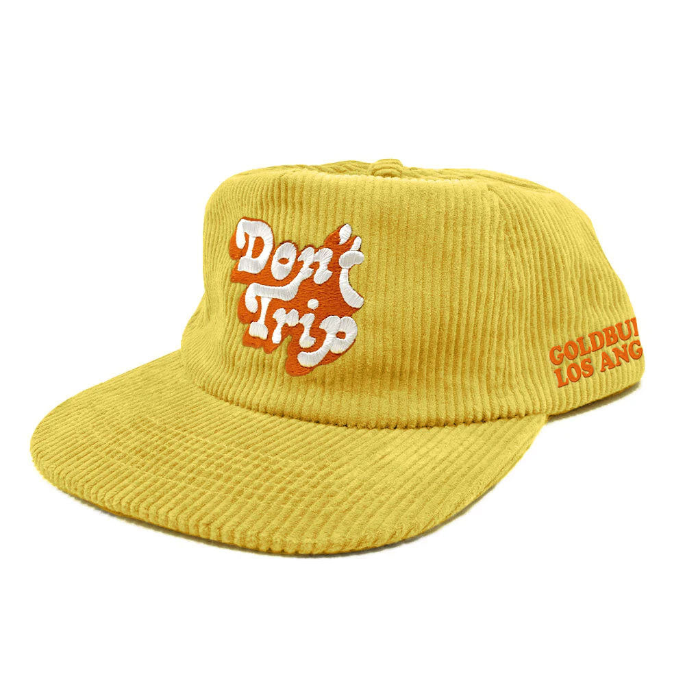 F&E x Goldburger Don't Trip Fat Corduroy Snapback Hat
