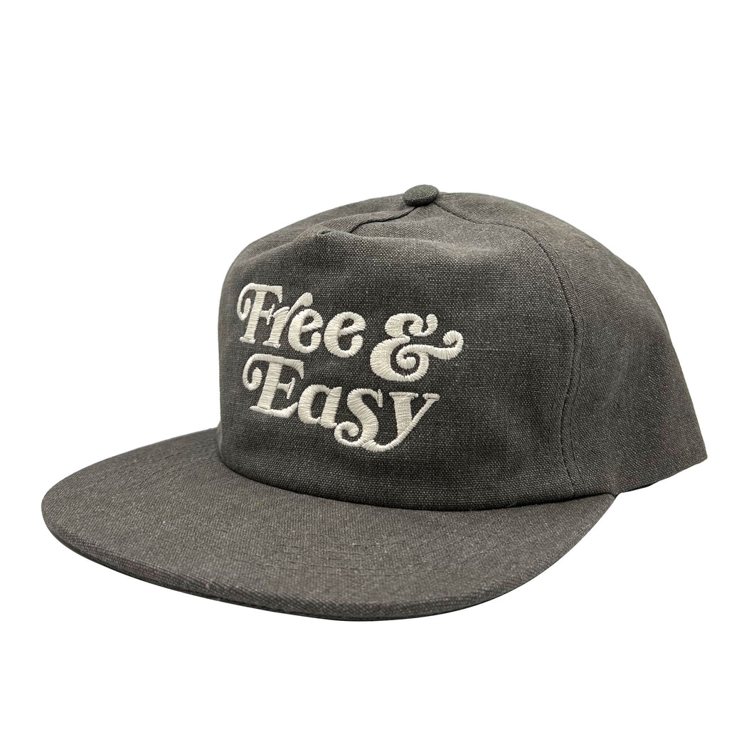 Free & Easy Canvas Snapback Hat