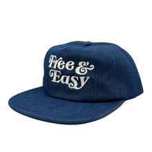 Load image into Gallery viewer, Free &amp; Easy Denim Snapback Hat
