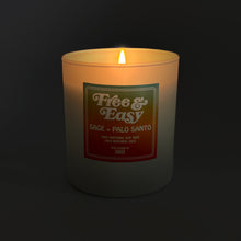 Load image into Gallery viewer, F&amp;E Sage + Palo Santo Candle
