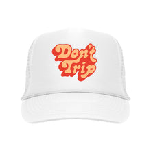 Load image into Gallery viewer, Juneshine x Cody Ko x F&amp;E Don&#39;t Trip Embroidered Trucker Hat
