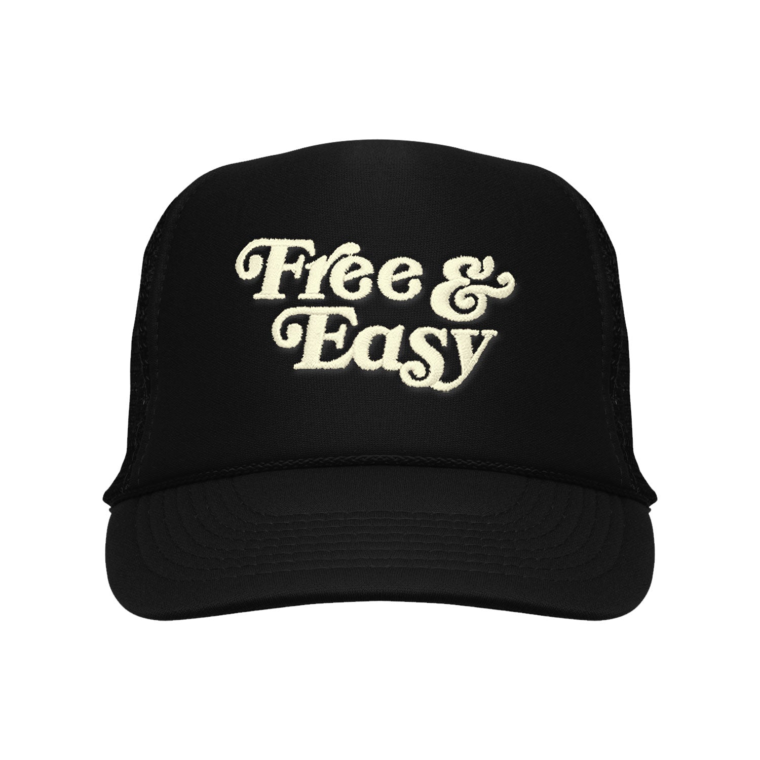 Free & Easy Embroidered Trucker Hat