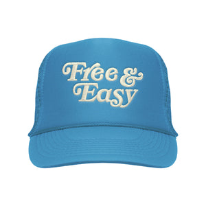Free & Easy Embroidered Trucker Hat