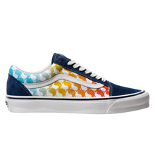 Load image into Gallery viewer, Vans x F&amp;E OG Old Skool LX in Dress Blues + Marshmallow + F&amp;E Signature Gradient-Free &amp; Easy
